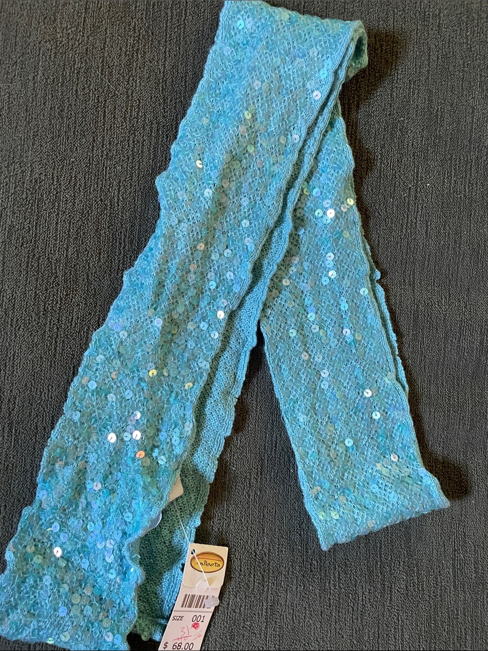Talbots Seafoam Green Knit Scarf with Tag